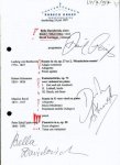Davidovich, Bella, Dmitry Sitkovetsky, David Geringas: - [Programm mit eigenh. Unterschriften] Robeco Groep zomerconcerten. Concertgebouw Amsterdam. Donderdag 24 juli 1997