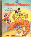 West, Cindy (tekst) en Guelle (illustraties) - Minnie Mouse in het Wilde Westen, Een Gouden Boekje, De Disney Familie deel 14, kleine hardcover, gave staat