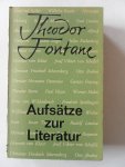 Fontane, Theodor Herausgegeben und Nachwort Schreinert, Kurt - Aufsätze zur Literatur
