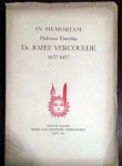 Prof. Dr. Fr. Baur - In Memoriam Professor Emeritus Dr. Jozef Vercoullie 1857-1937