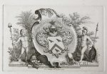 Jan Caspar Philips (1680/1700-1775) - [Heraldic vignette, 1770] Vignette with a family coat of arms, published 1770, 1 p.