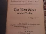 Fezer Karl - Das Wort Gottes und die Predigt
