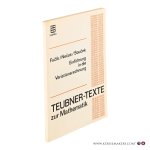 Fu?ík, Svatopluk / Ne?as, Jindrich / Sou?ek, Vladimír. - Einführung in die Variationsrechnung. Fu?ík, Svatopluk / Ne?as, Jindrich / Sou?ek, Vladimír. - Einführung in die Variationsrechnung.