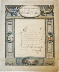 - [Nieuwjaarswensch / New Year Wishes 1826] A. Koring, Buiksloot. Wish card for the New Year, dated 1826, 1 p.