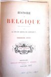 JUSTE Théodore - Histoire de Belgique Tome 3 [1715-1865]