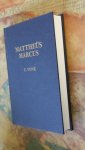 Vonk, Ds. C. - De voorzeide leer (Deel 1Qa).De Heilige Schrift: Mattheüs en Marcus