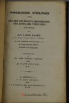 Brahé, Jan Jacob - Godgeleerde Stellingen over de Leer der Regtvaardigmaking des Zondaars voor God. Uitgegeven en met eene Voorrede voorzien door A. Capadose.