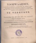  - Voorwaarden te verhuren Boeren-Erven Gemeente Kampen 1879