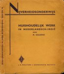 Geldens, M. - Huishoudelijk werk in Nederlands-Indië.