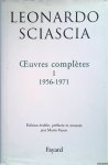 Sciascia, Leonardo - Oeuvres complètes I: 1956-1971