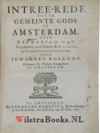 Boskoop, Johannes - Intree-rede tot de Gemeinte Gods te Amsterdam, over Zacharia IV. vs. 4-7