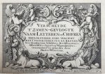 Anthoine de Winter (1652/3-after 1733) - [Antique prints, ca. 1700] VERSCHEYDE T'ZAMEN-GEVLOGTE NAAM-LETTEREN OF CHIFRES ...., Amsterdam Louis Renard, published ca. 1700, 11 pp.
