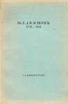 Johannes Antonius Kolkhuis Tanke - Dr. E.J.B. Schonck 1745 - 1821