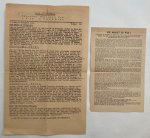 Vrij Nederland - Verzetskrant/ Vlugschrift - - V.-N. Nieuws. Speciaal bulletin van Vrij Nederland. Vrijdag, 24 november 1944, nummer 38 + 'De maat is vol! [Vlugschrift Vrij Nederland, 20 november 1944]