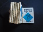 Mazure, Alfred - Dick Bos .Nr.30-De Fonteyn Star- Nr.53-Verkeersongeval,- Nr.54-Hulp op komst,- Nr.55,-De dertien Afgodjes,- Nr. 62,-Erfgenaam gezocht,-Nr.70,- Renbaanzwendel,-Nr.72,- Diamanten.