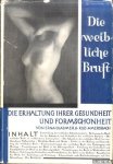 Gläsmer, Erna & Rud. Amersbach - Die weibliche Brust. Die Erhaltung ihrer Gesundheit und Formschönheit