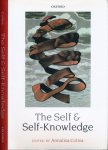 Coliva, Annalisa (editor) - The Self and Self-Knowledge
