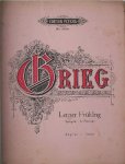 GRIEG, E., - Grieg. Letzter Fruhling. Sopran-Tenor. Edition Peters 2624a.