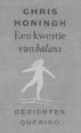 Honingh, C. - Een kwestie van balans - Gedichten