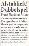Arion, Frank Martinus - Alstublieft! Dubbelspel