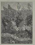 Plank, Heinz. - Exlibris voor Dr. Peter Labuhn.