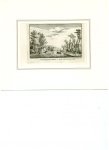 Rademaker, Abraham - De Breukelse brug en Out Gunterstein. Originele kopergravure.