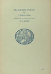 Crul, Cornelis. - Religieuze poëzie.