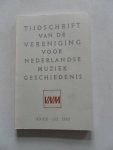 Elders, Willem Redacteur e.a. - Tijdschrift van de Vereniging  voor Nederlandse Muziekgeschiedenis Deel XXXIII - 1/2 1983