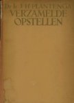 J.H. Plantenga. - Verzamelde opstellen. J.H. Plantenga. - Verzamelde opstellen.