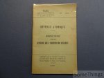 N/A. - Secret. Défense atomique. Instruction provisoire a l'usage des officiers ABC a fonction no exclusive.