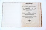 Jacobus Taurinus - Pamphlet. Na-Sporingh/ Hoe ende in vvat manieren De Door-luchtighe, ende Hoogh-ghebooren Vorst, De Prince van Oangien, Hoogh-loffelijcker memorie, De Bescherminghe deser Landen heeft aenghenomen, Om de Neder-landtsche Belijdenisse/als in allen...