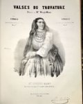 Strauss, Isaac: - Valses du Trovatore [de Verdi] par Strauss. 7me édition
