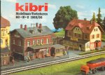Kibri - Kibri Modelbaan-toebehoren 1985/1986, Spoor HO + N + Z, Nederlandstalig vol kleurillustraties, catalogus, 131 pag. geniete softcover, goede staat