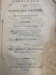 MEERMAN, J., - Over de blijken der goddelijke wijsheid, welke de geschiedenis oplevert : eene voorleezing, gedaan in de Maatschappij voor Natuur en Letterkunde, onder de zinspreuk: Diligentia, in 's-Graavenhaage op Dingsdag den 8 April 1806 / door Johan Meer...