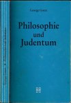 Goetz, George - Philosophie und Judentum: Vorträge und Aufsätze aus den jahren 1924-1968