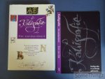 Evert van Dijk. - Kalligrafie: het standaardwerk. Materiaal en gereedschap / Vormgeving en letters / Kalligraferen in modules / Technieken / Kalligrafische schriftsoorten en voorbeelden van toen en nu. [Met bijbehorend bundeltje 'Kalligrafie in praktijk gebrach...