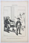 Braakensiek, Johan (1858-1940) - [Original lithograph/lithografie by Johan Braakensiek] Vredesvooruitzichten, 25 Mei 1902, 1 pp.