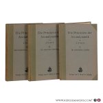 Stark, Johannes. - Die Prinzipien der Atomdynamik. I. Teil: Die elektrischen Quanten. Zweite unveränderte Auflage. II. Teil: Die elementare Strahlung. III. Teil: Die Elektrizität im chemischen Atom. [3 voluems].