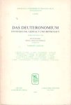 Lohfink, Norbert (red.) - Das Deuteronomium. Entstehung, Gestalt und Botschaft / Deuteronomy. Origin, Form and Message Lohfink, Norbert (red.) - Das Deuteronomium. Entstehung, Gestalt und Botschaft / Deuteronomy. Origin, Form and Message