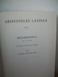 Aristoteles Latinus [Vuillemin-Diem, Gudrun (ed.)] - Metaphysica lib. I-X, XII-XIV. Aristoteles Latinus XXV 2