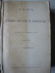 Bos, P.R. - Leerboek der land-en volkenkunde