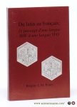 Bauer, Brigitte Louise Maria. - Du latin au français: le passage d'une langue sov a une langue svo.