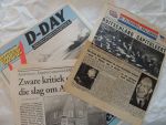 Luchtmacht - De Vliegende Hollander - LAATSTE NUMMER, 10 MEI 1945 &  D-DAY. 50e HERDENKING, 1994 TELEGRAAF SPECIALE UITGAVE met krantenartikel - de Slag om Arnhem.