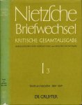 Nietzsche, Friedrich. - Briefwechsel I (3): Briefe an Friedrich Nietzsche Oktober 1864 - März 1869.