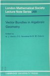 N. J. Hitchin - Vector Bundles in Algebraic Geometry