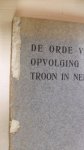 Thomassen a Thuessink van der Hoop E.J. - De orde van erfopvolging tot den troon in Nederland