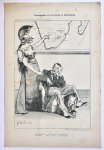 Braakensiek, Johan (1858-1940) - [Original lithograph/lithografie by Johan Braakensiek] Chamberlain en de Oorlog in Zuid-Afrika, 18 Februari 1900, 1 pp.