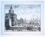 Hooghe, Romeyn de (1645-1708) and Vouw, Johannes de (ca. 1660-1707) - Antique Etching, Signed before 1708, 'T OUDE-HOOFT [from map of Rotterdam] - R. De Hooghe, published before 1708, 1 p.