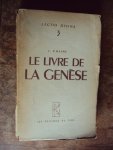 Chaine, J. - Le livre de la Genèse (Lectio Divina 3)