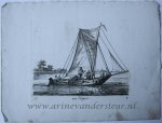 Groenewegen, Gerrit (1754-1826) - [Antique print, etching] Een Heijnst; Verschillende schepen serie F (title serie), published ca 1826, 1 p.
